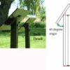 Tribute Stands - Black Powder Coated Steel w/Sign - Image 2