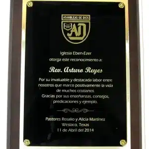 Engraved Economy Plaques