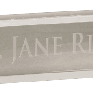 Acrylic Wedge Desk Name Plates
