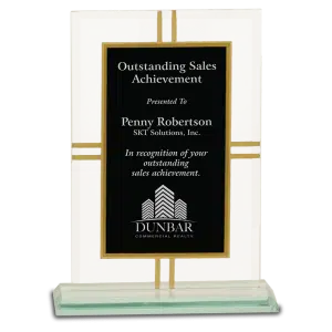 Rectangle Glass, 4-Point Border