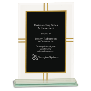 Rectangle Glass, 4-Point Border