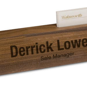 Solid Wood Desk Name Plates