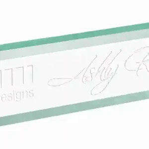 Glass & Crystal Desk Name Plates