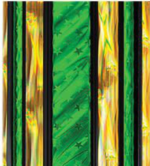 Trophy Column - Wide - Green Galaxy