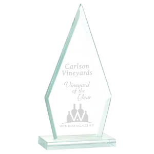 Triangle Jade Glass