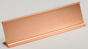 Easy Change Desk Name Plate Slide-In Holders