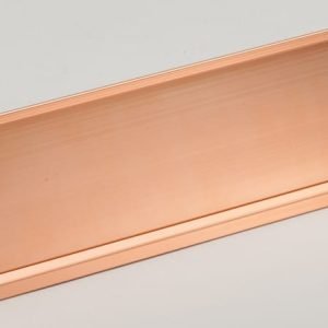 DESK NAME PLATE HOLDER ROSE GOLD 2" X 10"