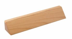 Solid Wood Desk Name Plates - 10-½” x 2” Red Alder