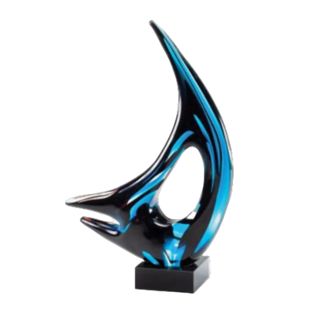 Art Glass - 11" Blue