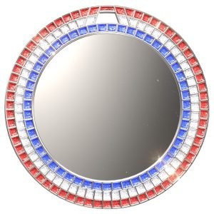 Red, White & Blue GEM Insert Medallion (2-3/4″)