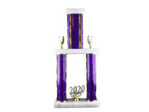 Trophy - Double Narrow Column w/Additional Lid Column (Wide)