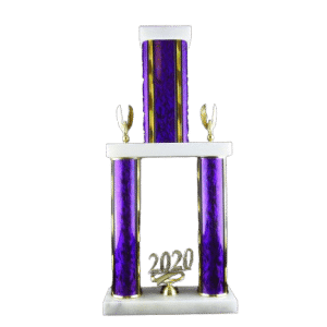 Trophy - Double Narrow Column w/Additional Lid Column (Wide)