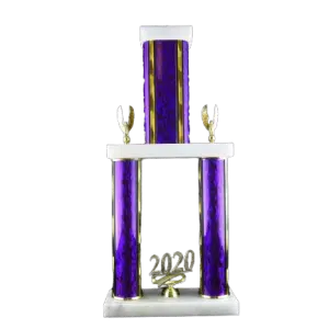 Trophy - Double Narrow Column w/Additional Lid Column (Wide)