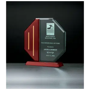 Octagon Series Acrylic Award