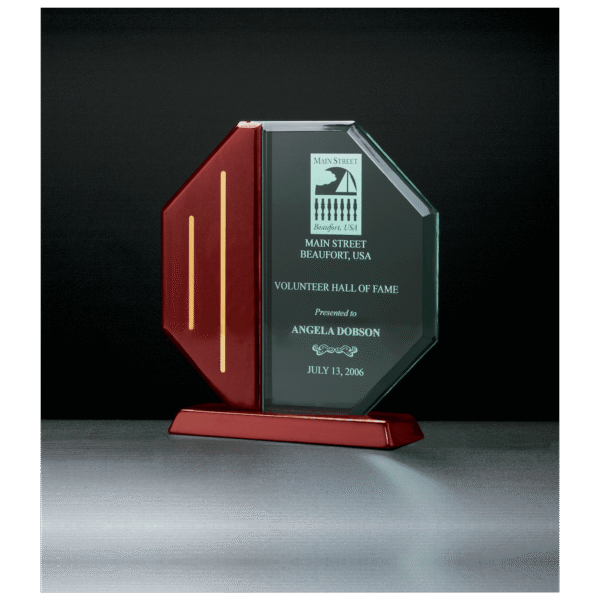 Octagon Series Acrylic Award