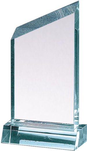 Peak Lucite Acrylic Award - 5" - M24CPS (JD/BL), Jade