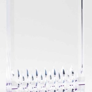 Purple Rectangle Acrylic Award