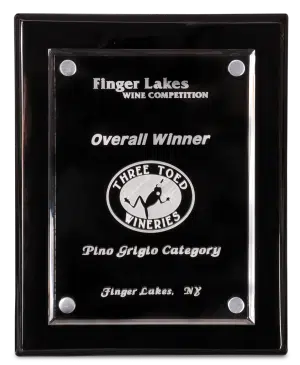 Piano Finish Floating Acrylic Premium Plaques