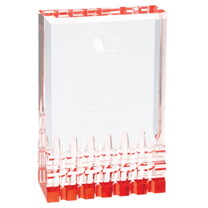 Mirage Acrylic - 3.5″ x 5″ – J31MR (G/BU/RD/GN), Red