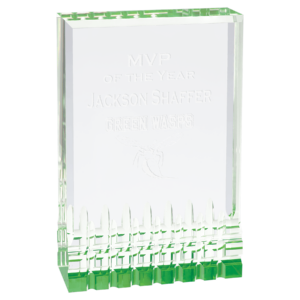 Mirage Acrylic - 4.25″ x 6″ – J32MR (G/BU/RD/GN), Green