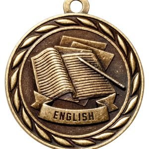 2" Gold English Medal