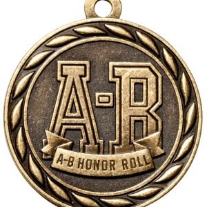 2" Gold AB Honor Roll Medal