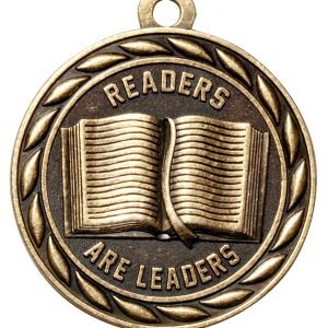 2" Gold Readers are Leaders Medal