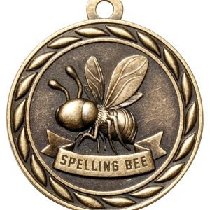 2" Gold Spelling Bee Medal
