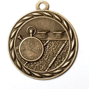 2" Gold Swimming Medal