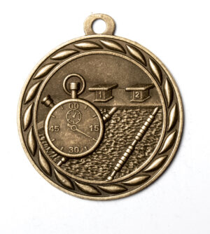 2" Gold Swimming Medal