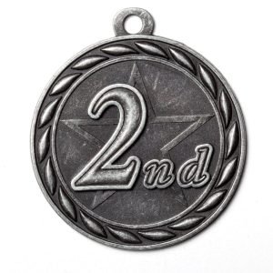 2" Silver 2nd Place Medal