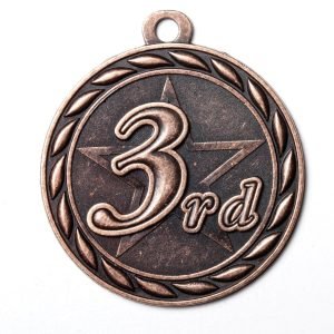 2" Bronze 3rd Place Medal