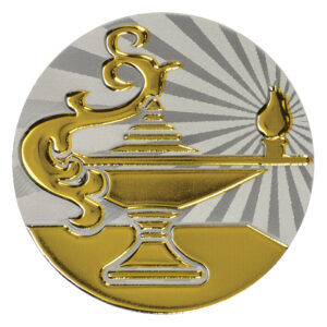 Mylars - 2" Stock - Knowledge Lamp Silver/Gold