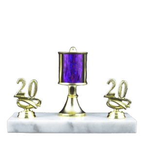 Trophy - Narrow Column w/Riser & Trim (x2)