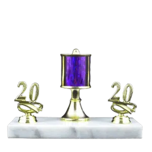 Trophy - Narrow Column w/Riser & Trim (x2)