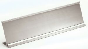 Easy Change Desk Name Plate Slide-In Holders