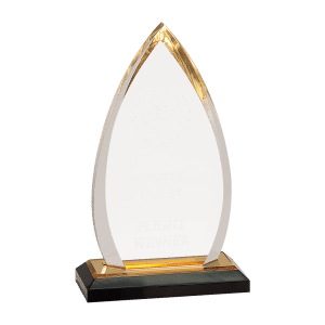 Oval Impress Acrylic Award