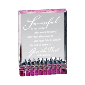 Purple Rectangle Acrylic Award