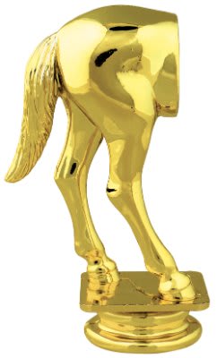 Trophy Figure - 3 5/8" Horses Rear