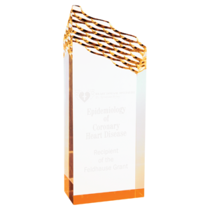 Riptide Acrylic Award - 8" – J11RT (G/S/BU), Gold