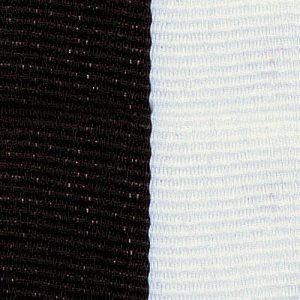 BLACK/WHITE - Narrow Neck Ribbon