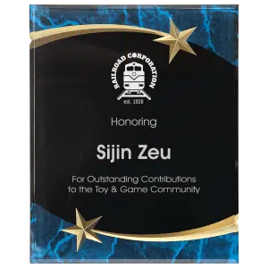 Shooting Star Acrylic Premium Plaques