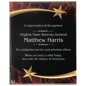 Shooting Star Acrylic Premium Plaques