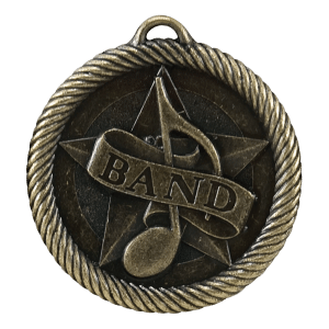 2" Gold Band Medal