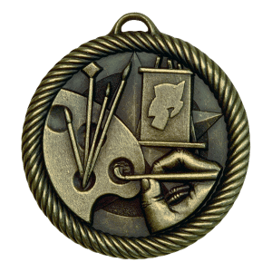 2" Gold Art Medal