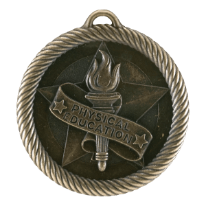 2" Gold Physical Education Medal
