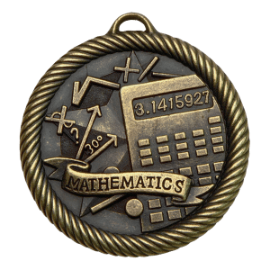 2" Gold Mathematics Medal