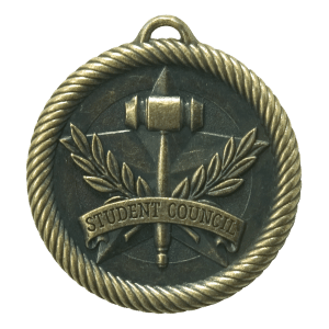 2" Gold Student Council Medal
