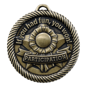 2" Gold Participation Medal