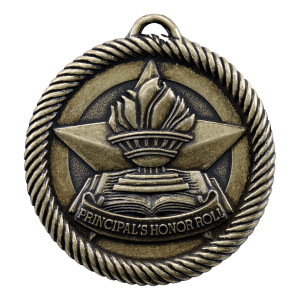 2" Gold Principal's Honor Roll Medal